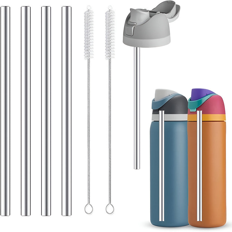 Stainless Steel Straws (Pack of 5)