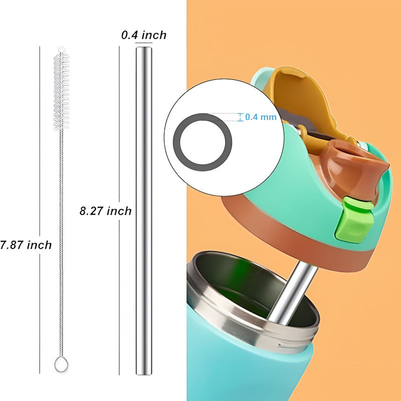 Stainless Steel Straws (Pack of 5)