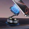 Magnetic Vacuum Car Phone Holder – 360° Adjustable for iPhone & Android