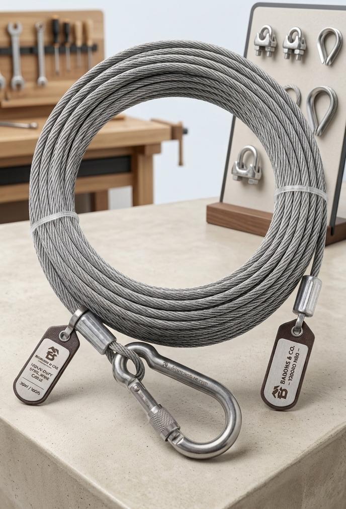 Heavy-Duty Stainless Steel Wire Rope Cable