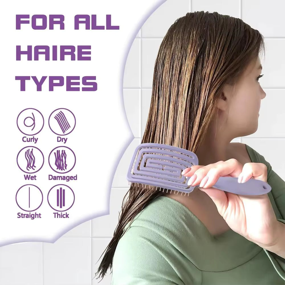 Silicone Detangling Hair Brush