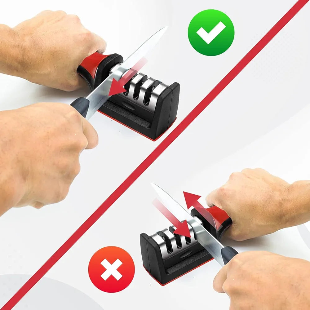 3-Stage Ceramic Heavy Duty Knife Sharpener