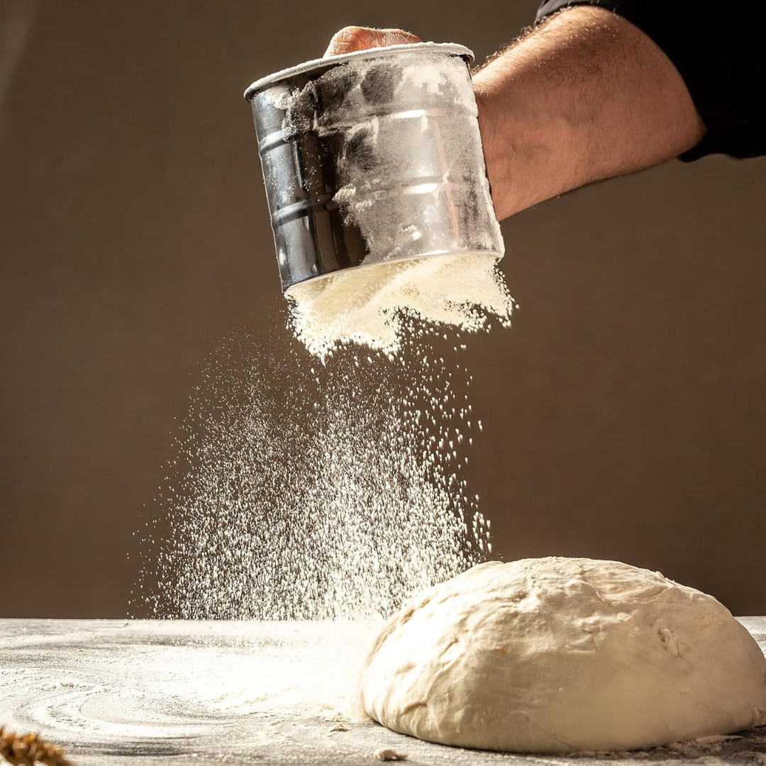 Hand Press Flour Sifter - Soft Rotis & Smooth Dough