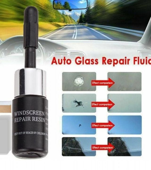 Glass Crack Nano Repair Fluid | For Car Windshield