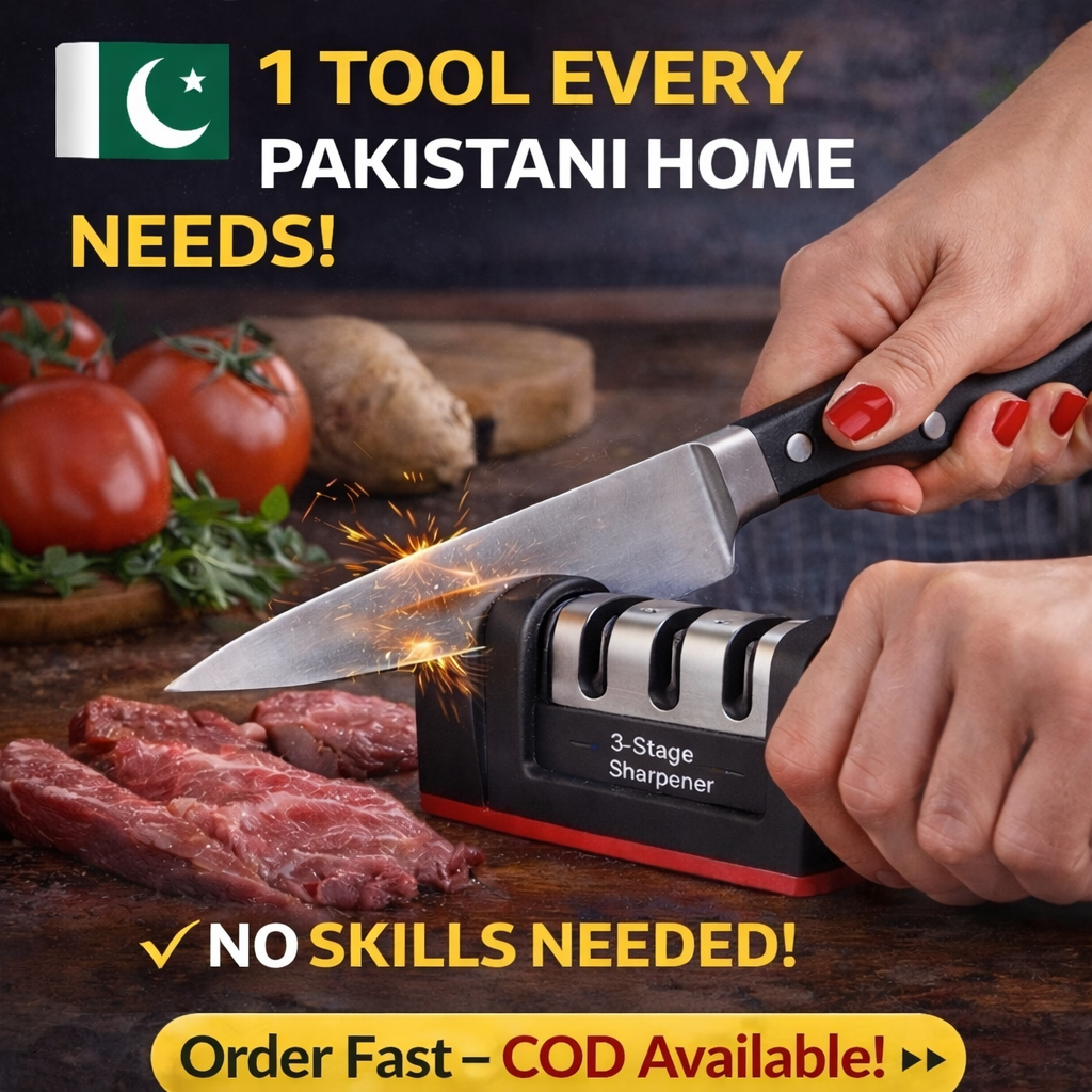 3-Stage Ceramic Heavy Duty Knife Sharpener