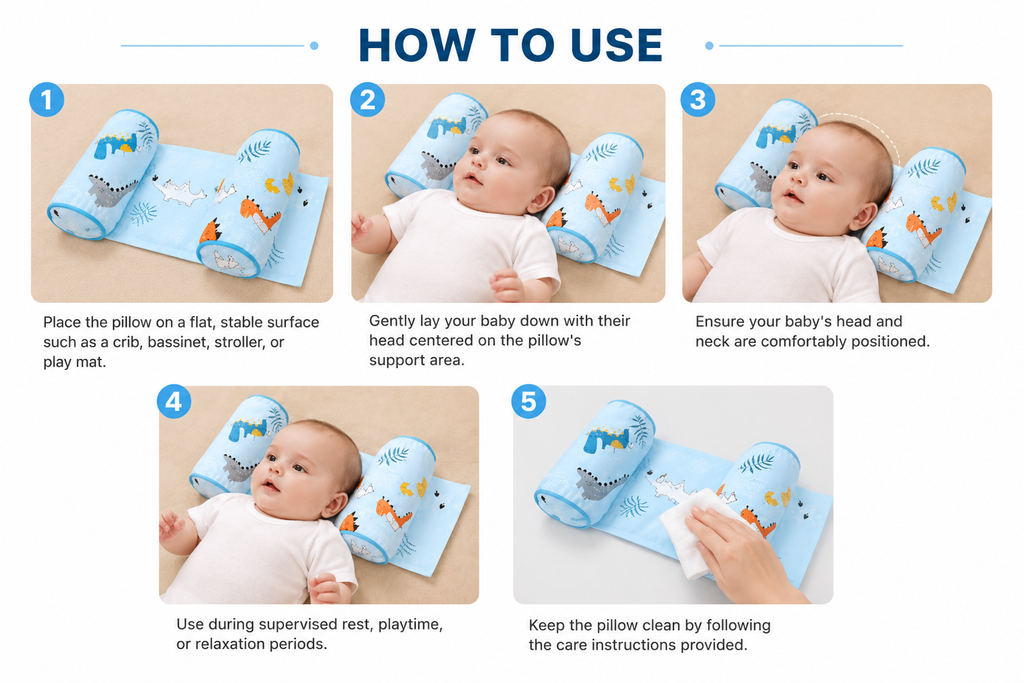 Anti-Flat Head Support Pillow"