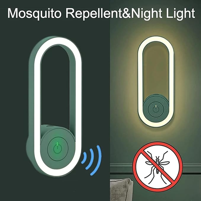Ultrasonic Mosquito Repellent with LED Light