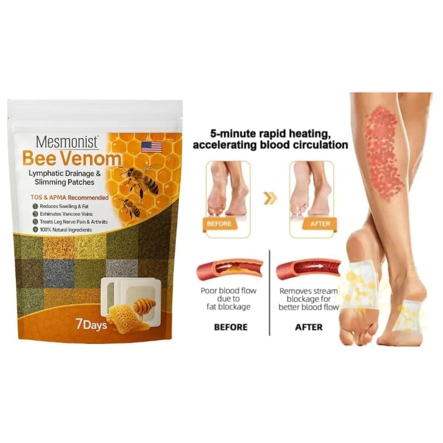 Bee Venom Foot Patches