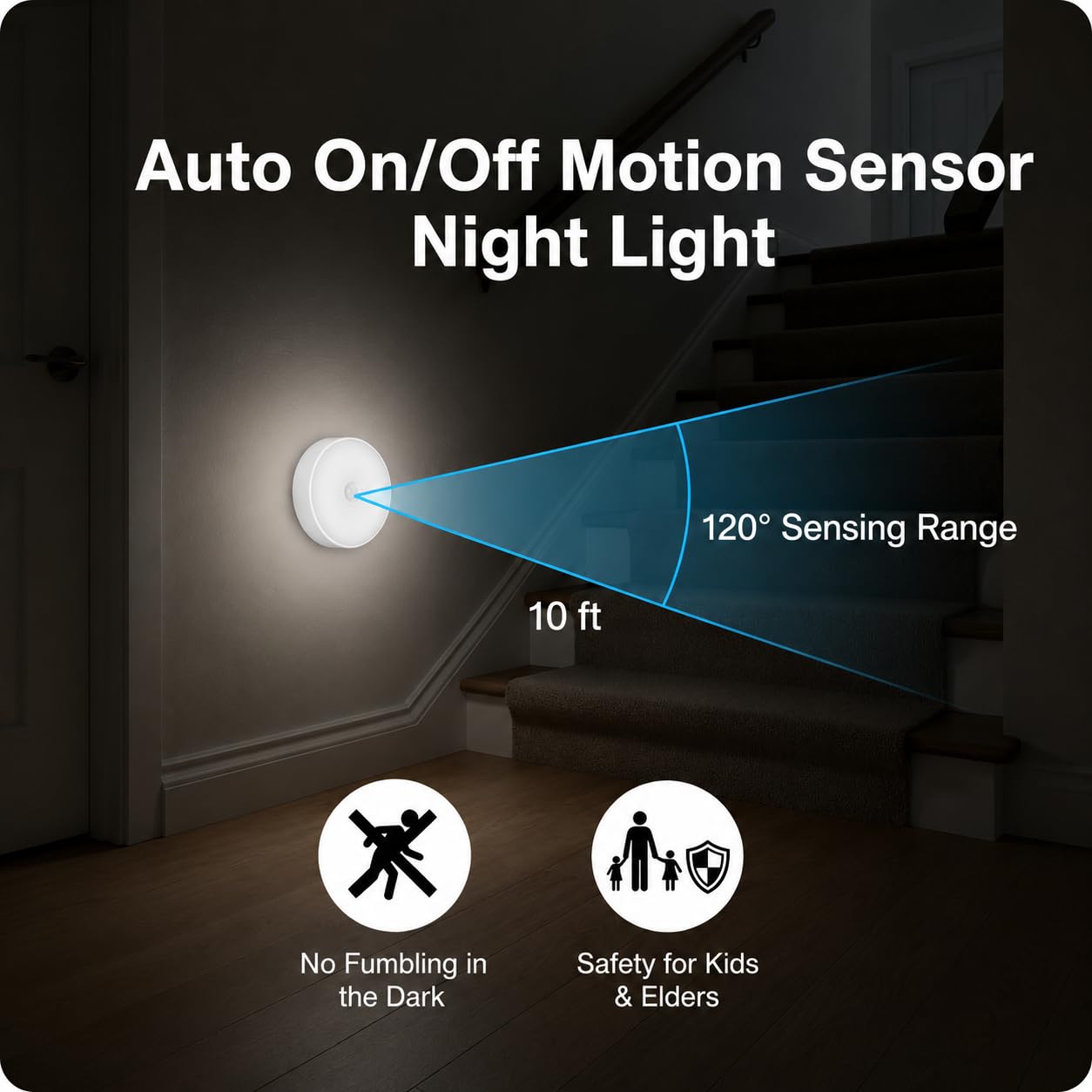 Intelligent Motion Sensor LED Light