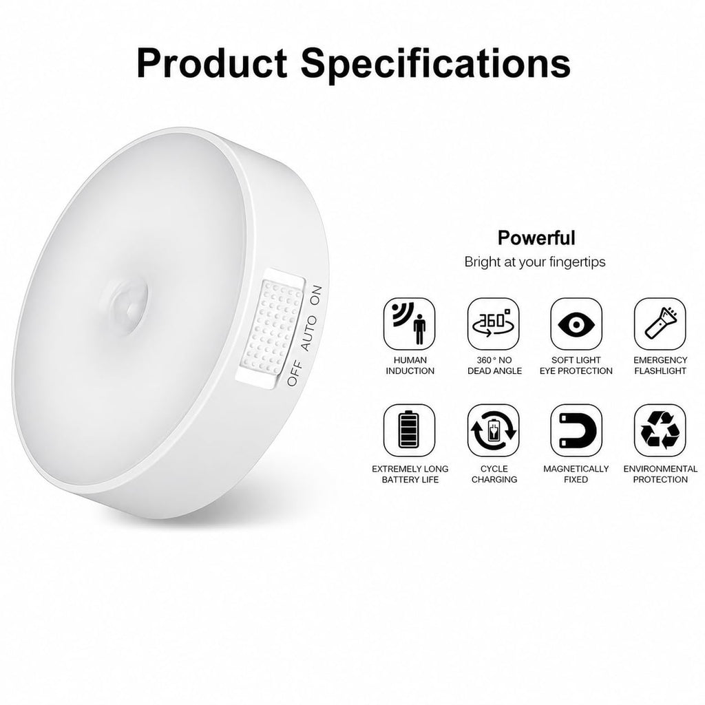 Intelligent Motion Sensor LED Light