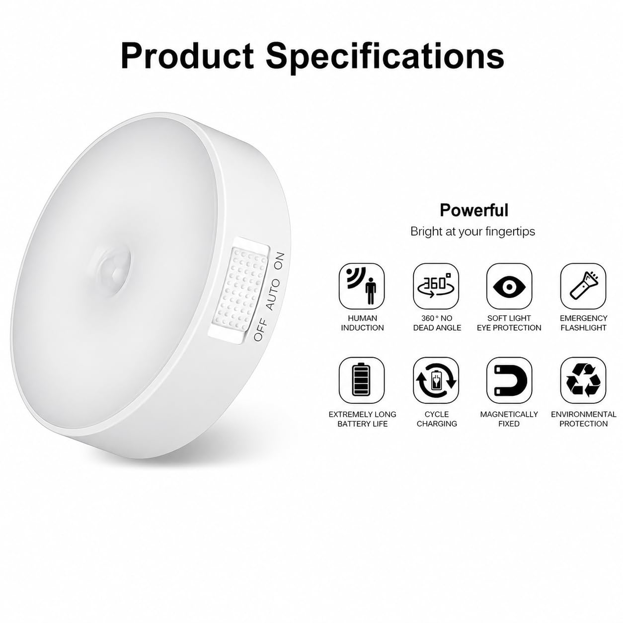 Intelligent Motion Sensor LED Light