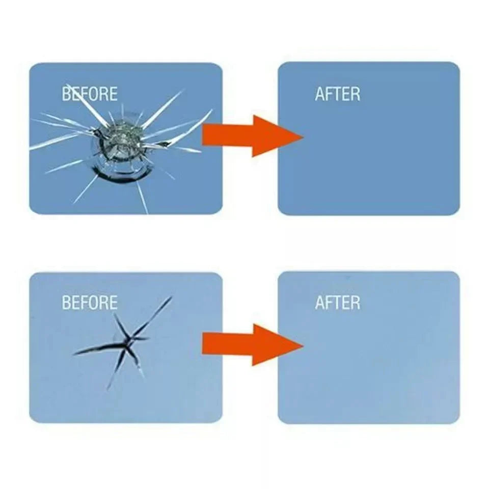 Glass Crack Nano Repair Fluid | For Car Windshield