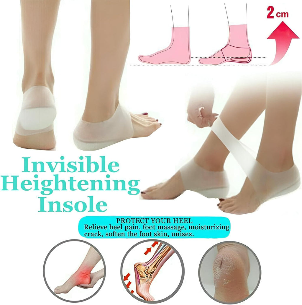 Height Increasing Silicone Insoles