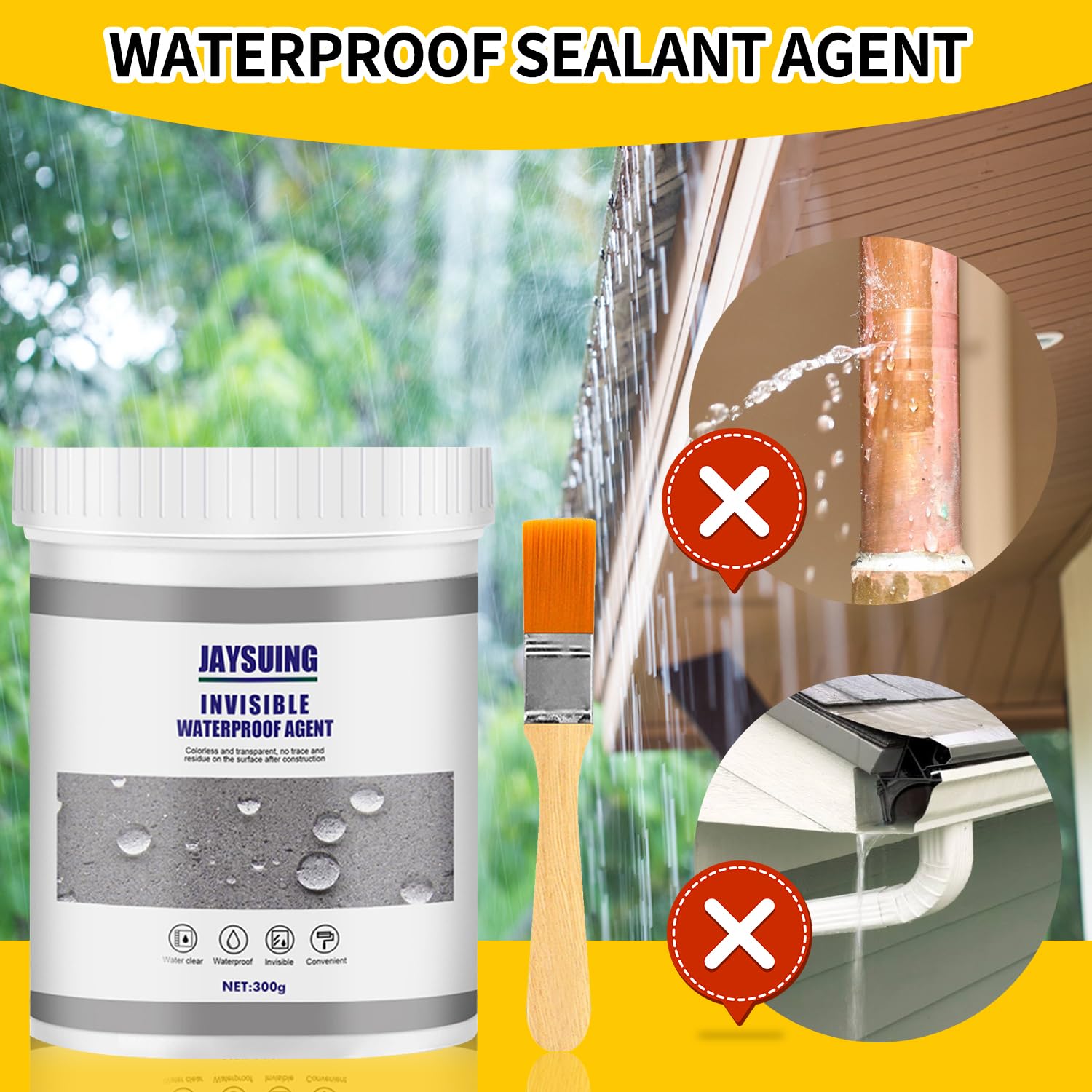 Transparent Waterproof Sealant Glue (300g)