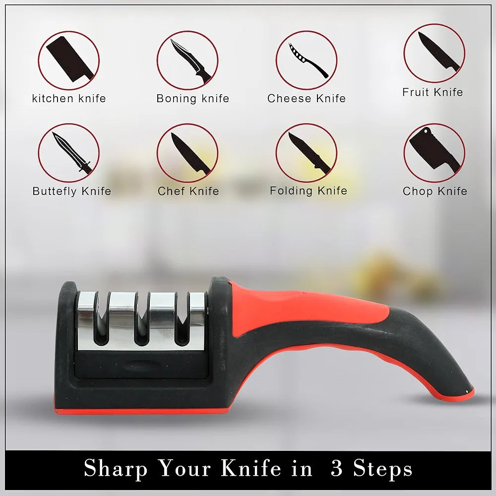 3-Stage Ceramic Heavy Duty Knife Sharpener