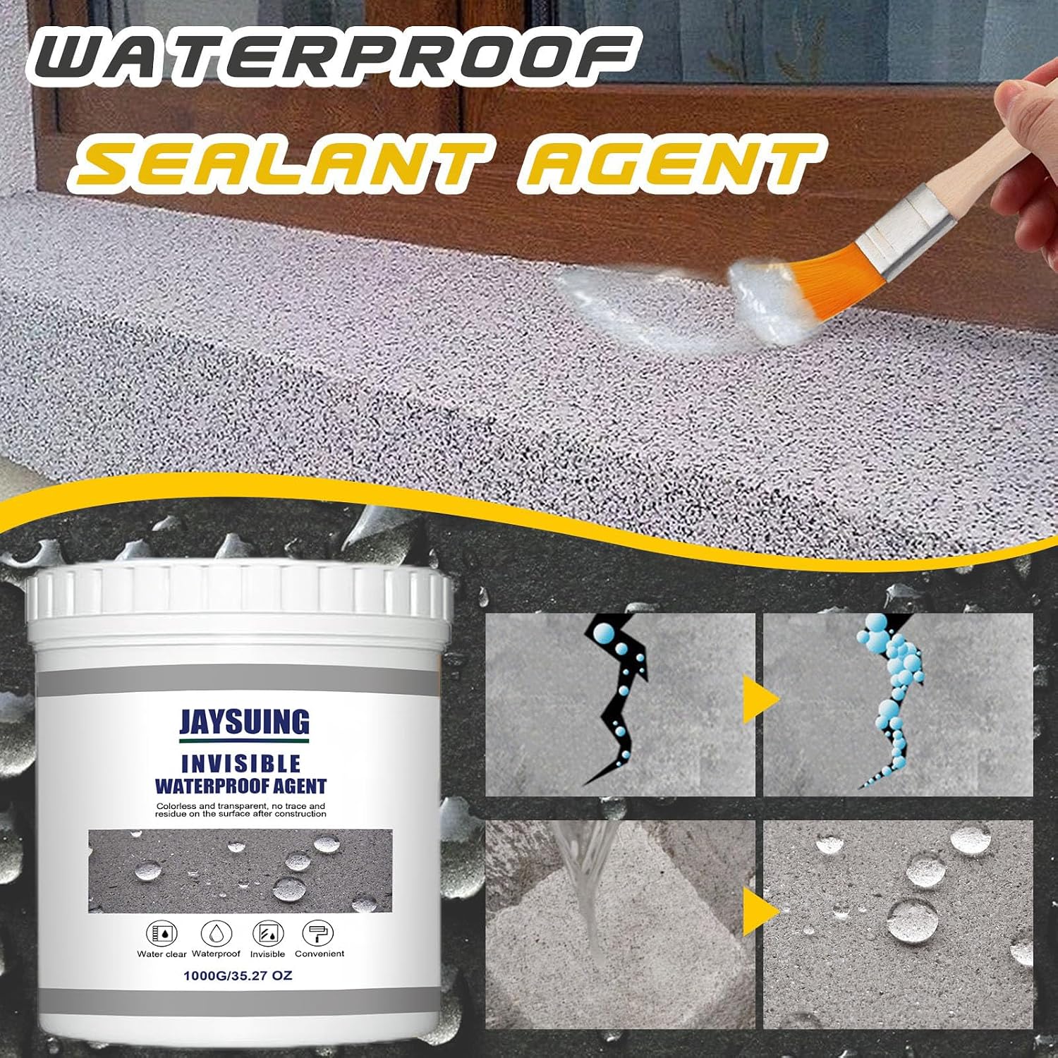 Transparent Waterproof Sealant Glue (300g)