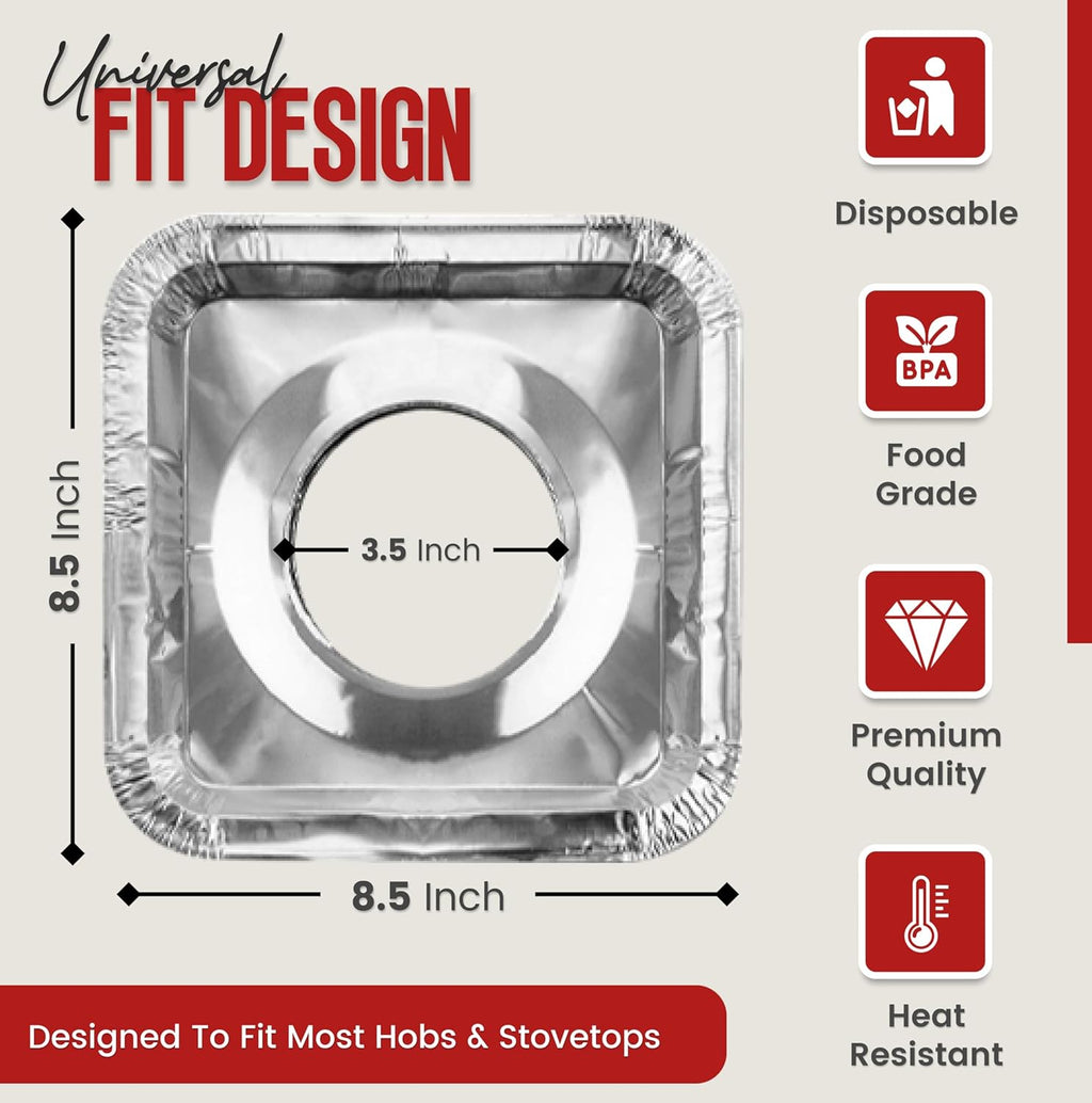 Aluminium Gas Stove Burner Liners (10pcs)