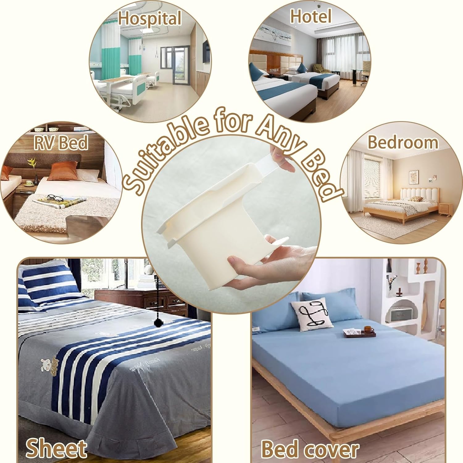 Bedsheet Holder With Strip (Imported)