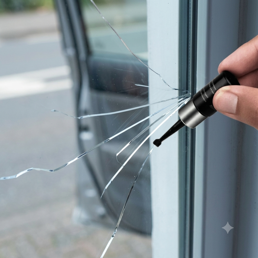 Glass Crack Nano Repair Fluid | For Car Windshield