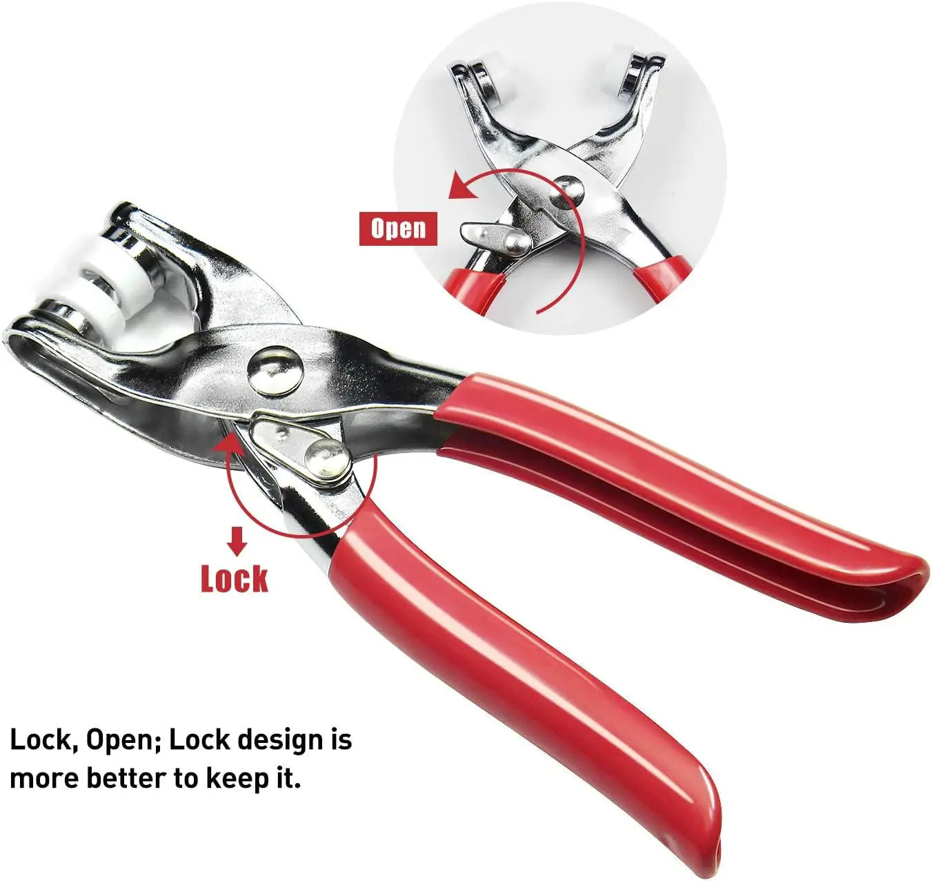 Button Pliers tool kit with buttons