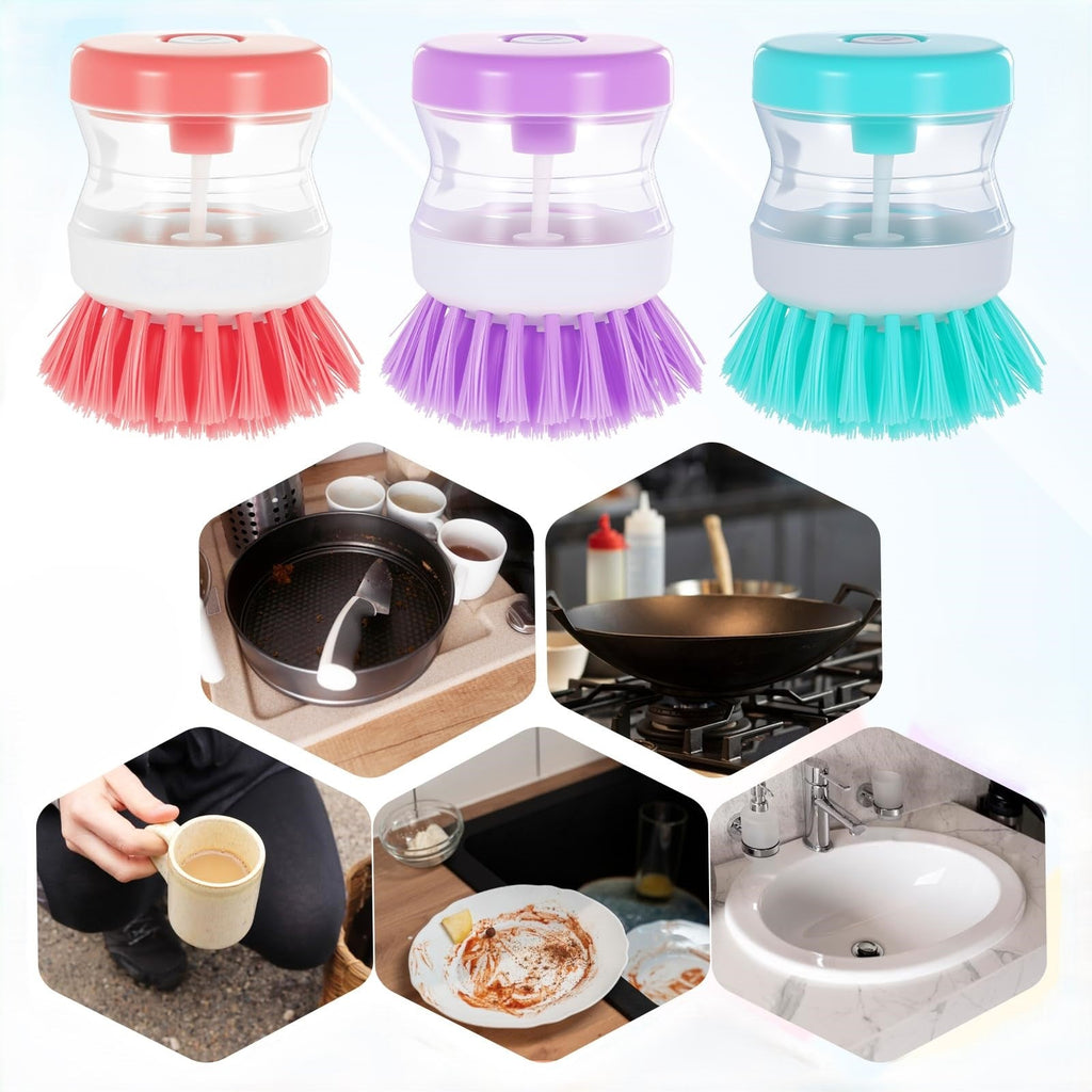 Soap Dispensing Brush