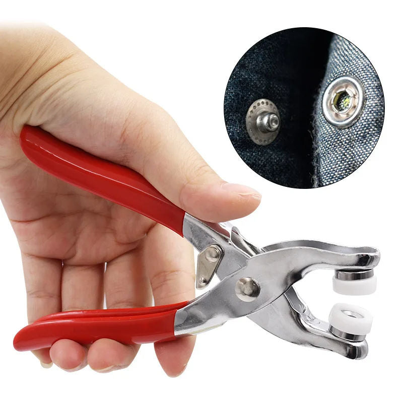 Button Pliers tool kit with buttons