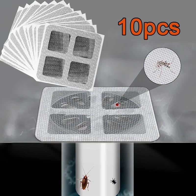 Floor Drain Hair Catcher Sticker 10Pcs