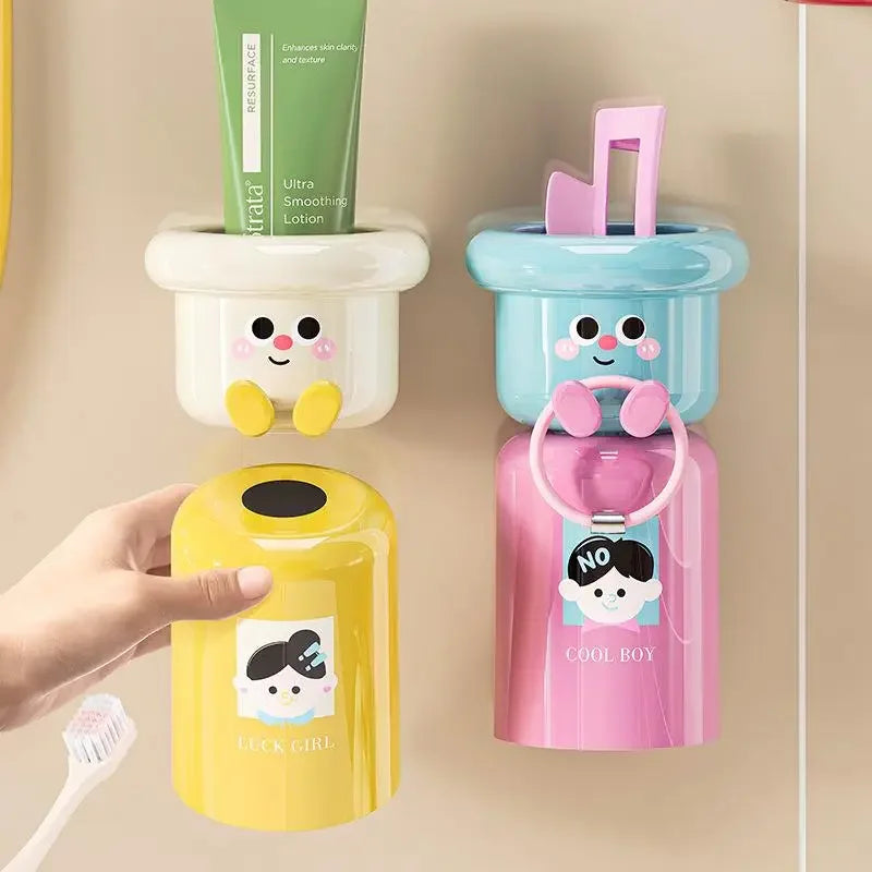 Magnetic ToothBrush Holder with Mug