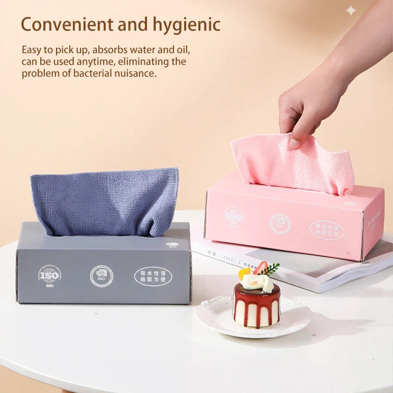 Reusable Microfiber Cleaning Cloth (Pack of 20)