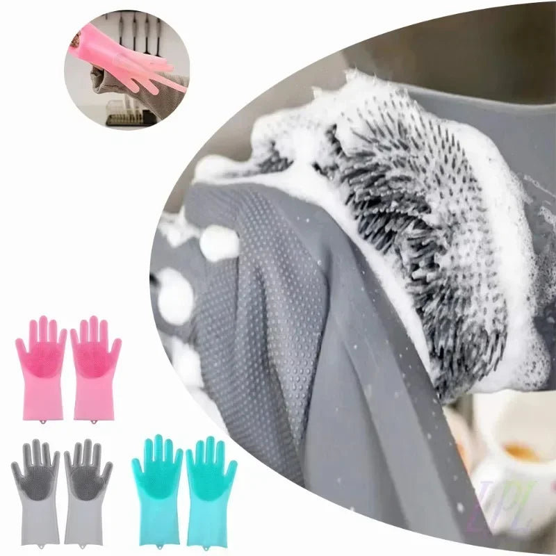 Silicone Cleaning Gloves