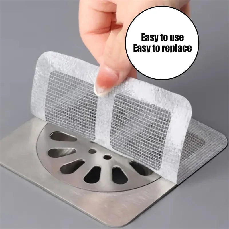 Floor Drain Hair Catcher Sticker 10Pcs