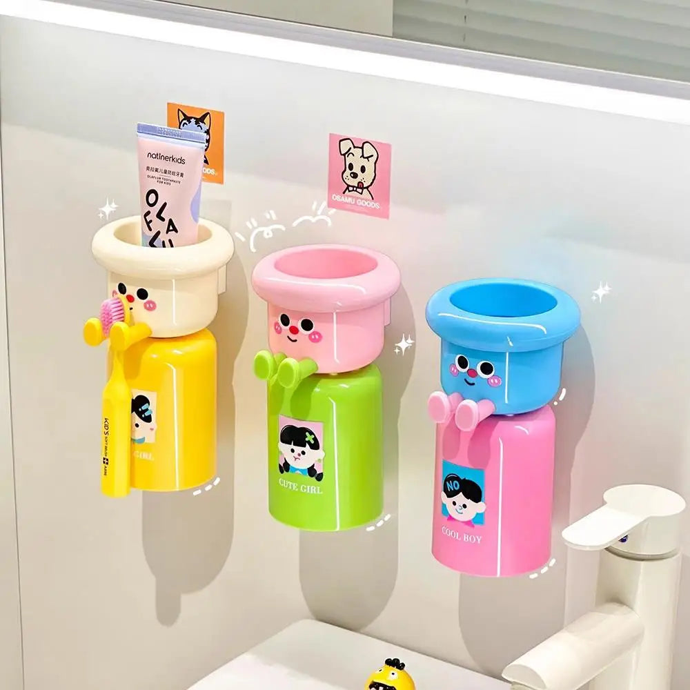 Magnetic ToothBrush Holder with Mug