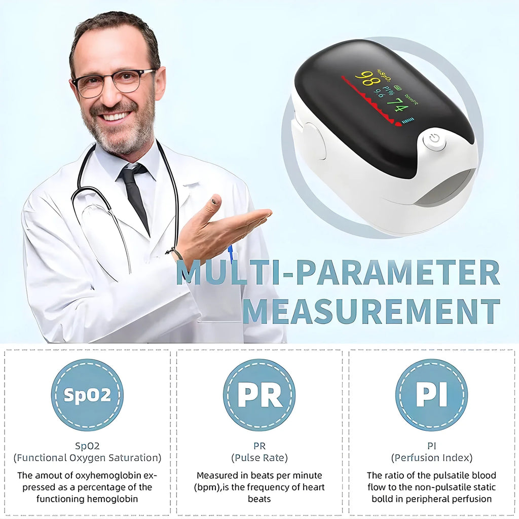 Portable Finger Pulse Oximeter