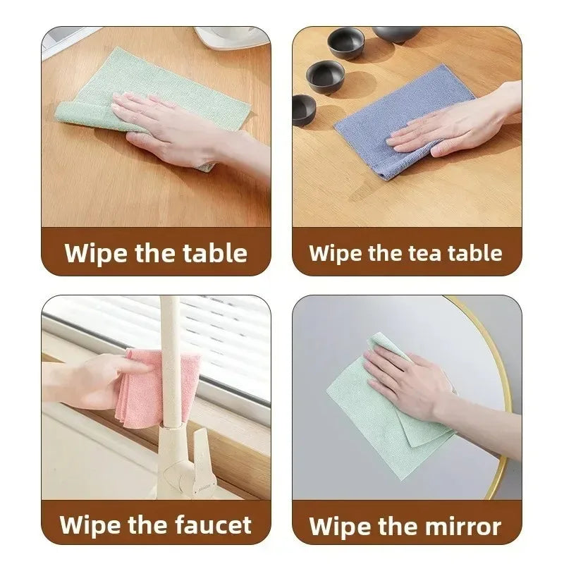 Reusable Microfiber Cleaning Cloth (Pack of 20)