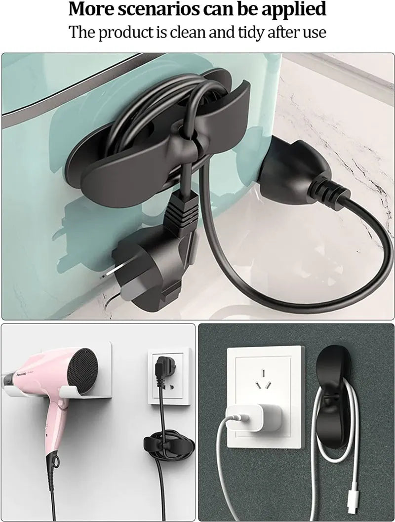 Self-Adhesive Cable Organizer (Pack Of 10)