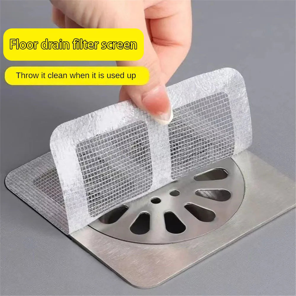 Floor Drain Hair Catcher Sticker 10Pcs