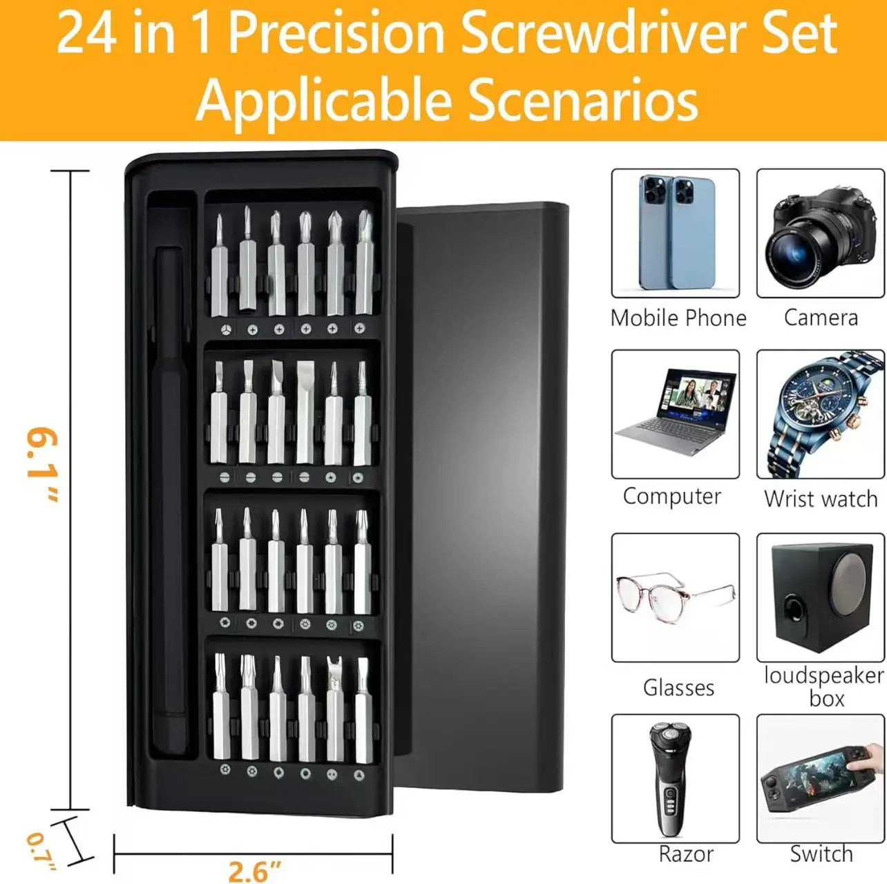 24-in-1 Precision Screwdriver Set
