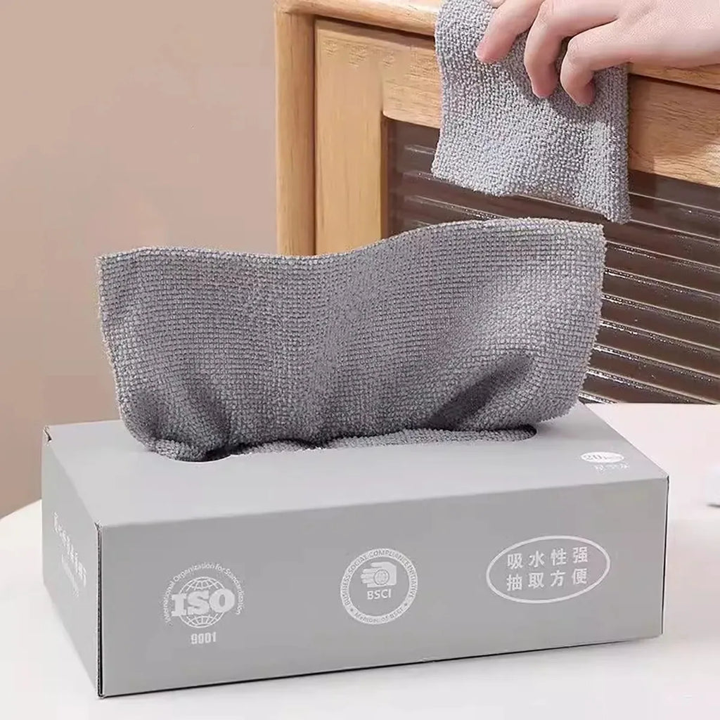 Reusable Microfiber Cleaning Cloth (Pack of 20)
