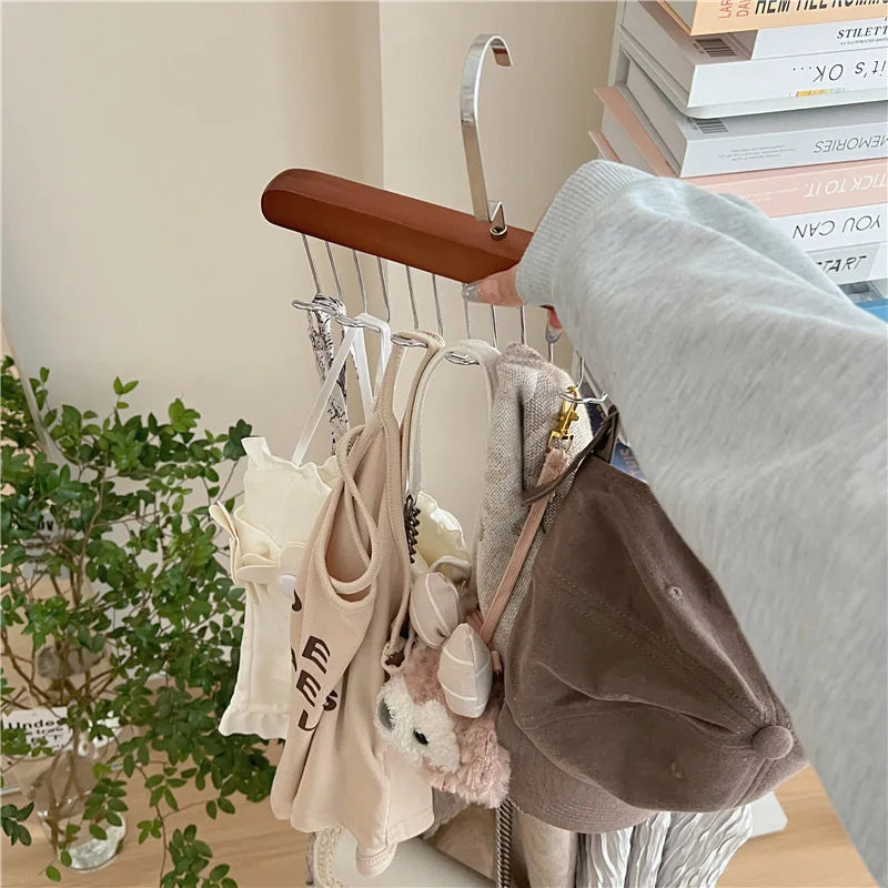 Space Saving Wooden Hanger