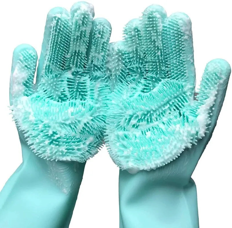Silicone Cleaning Gloves