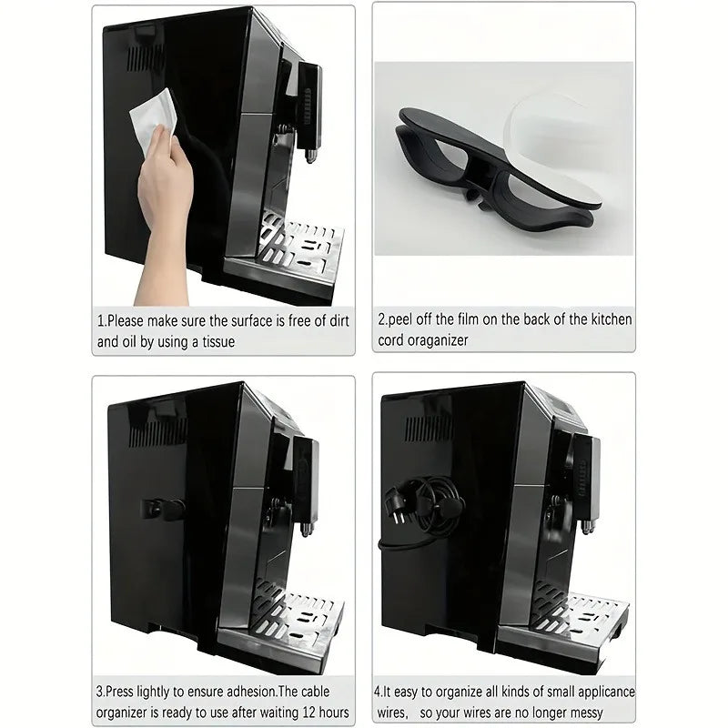 Self-Adhesive Cable Organizer (Pack Of 10)