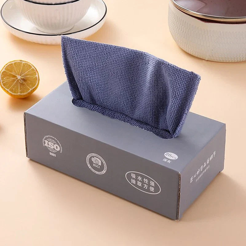 Reusable Microfiber Cleaning Cloth (Pack of 20)