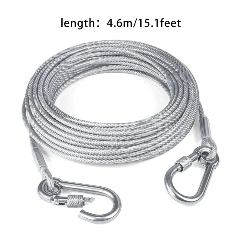 Stainless Steel Wire Rope (15 FOOT)