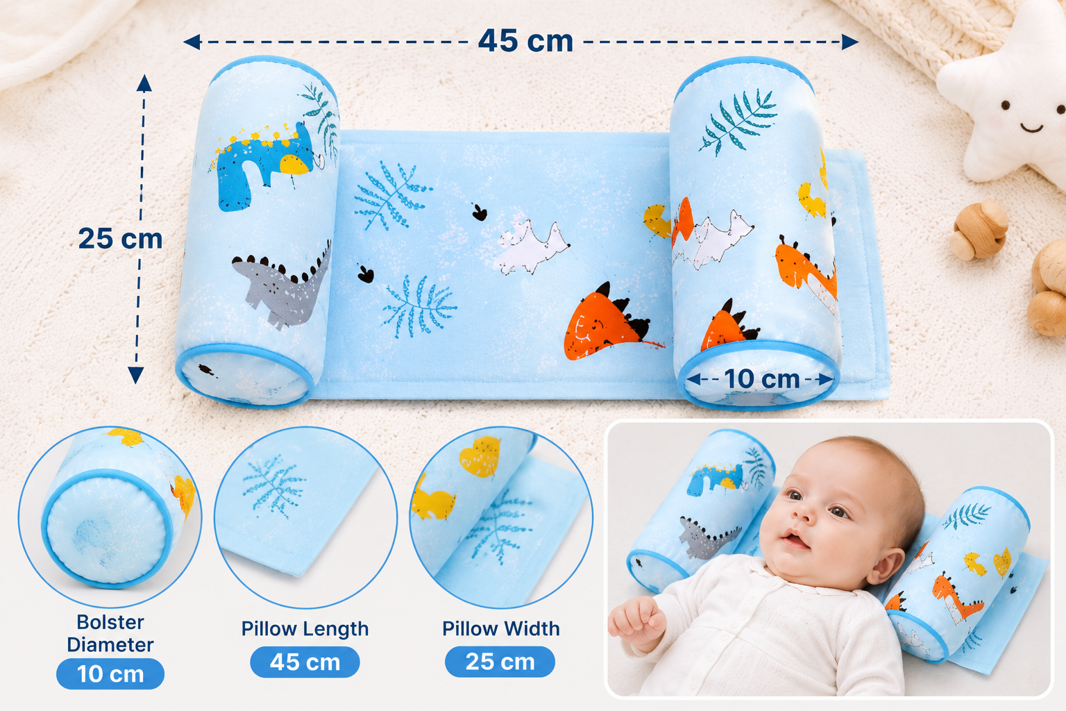 Anti-Flat Head Support Pillow"