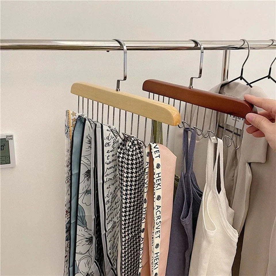 Space Saving Wooden Hanger