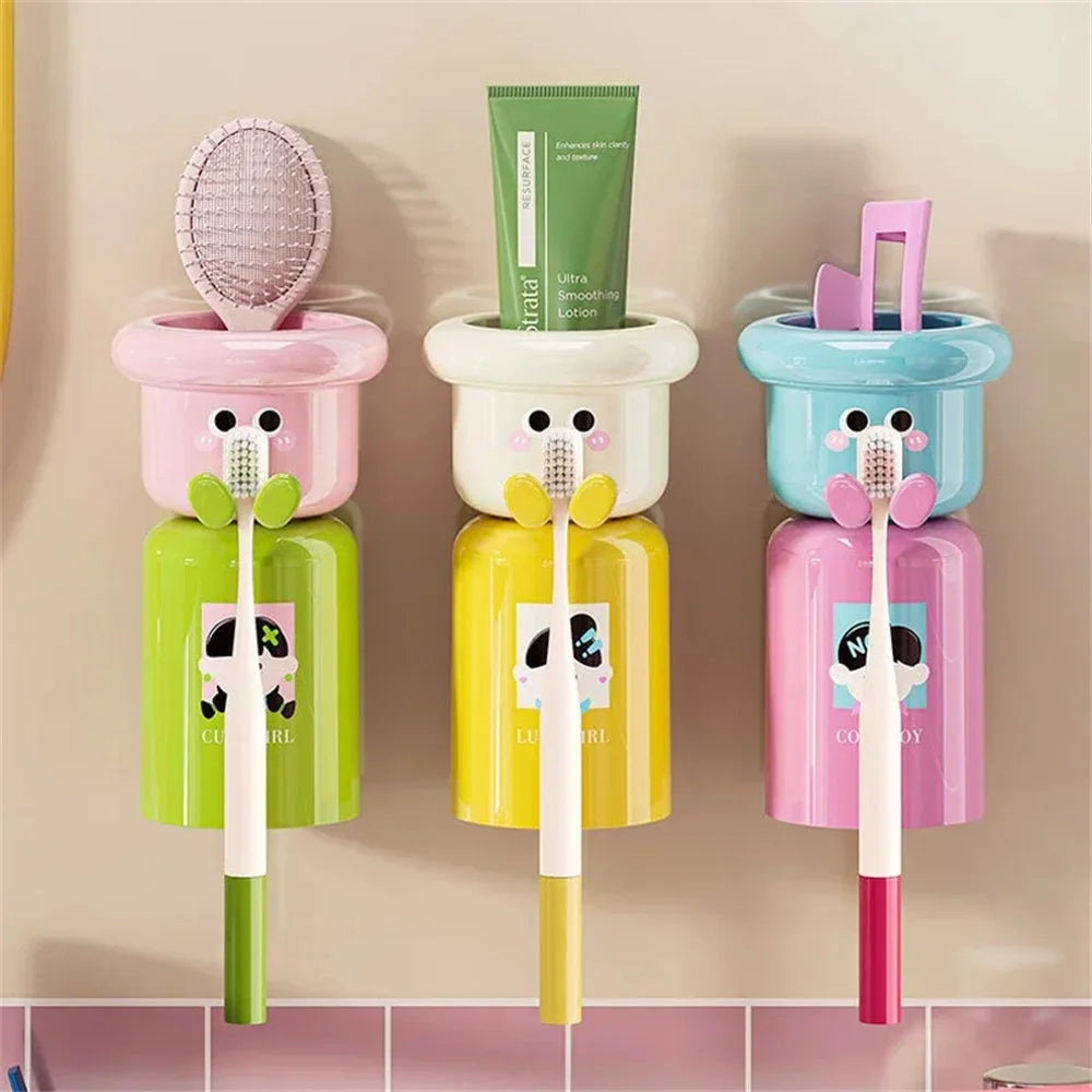 Magnetic ToothBrush Holder with Mug